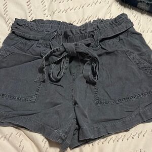 Time and Tru Women's High Waist Charcoal Shorts